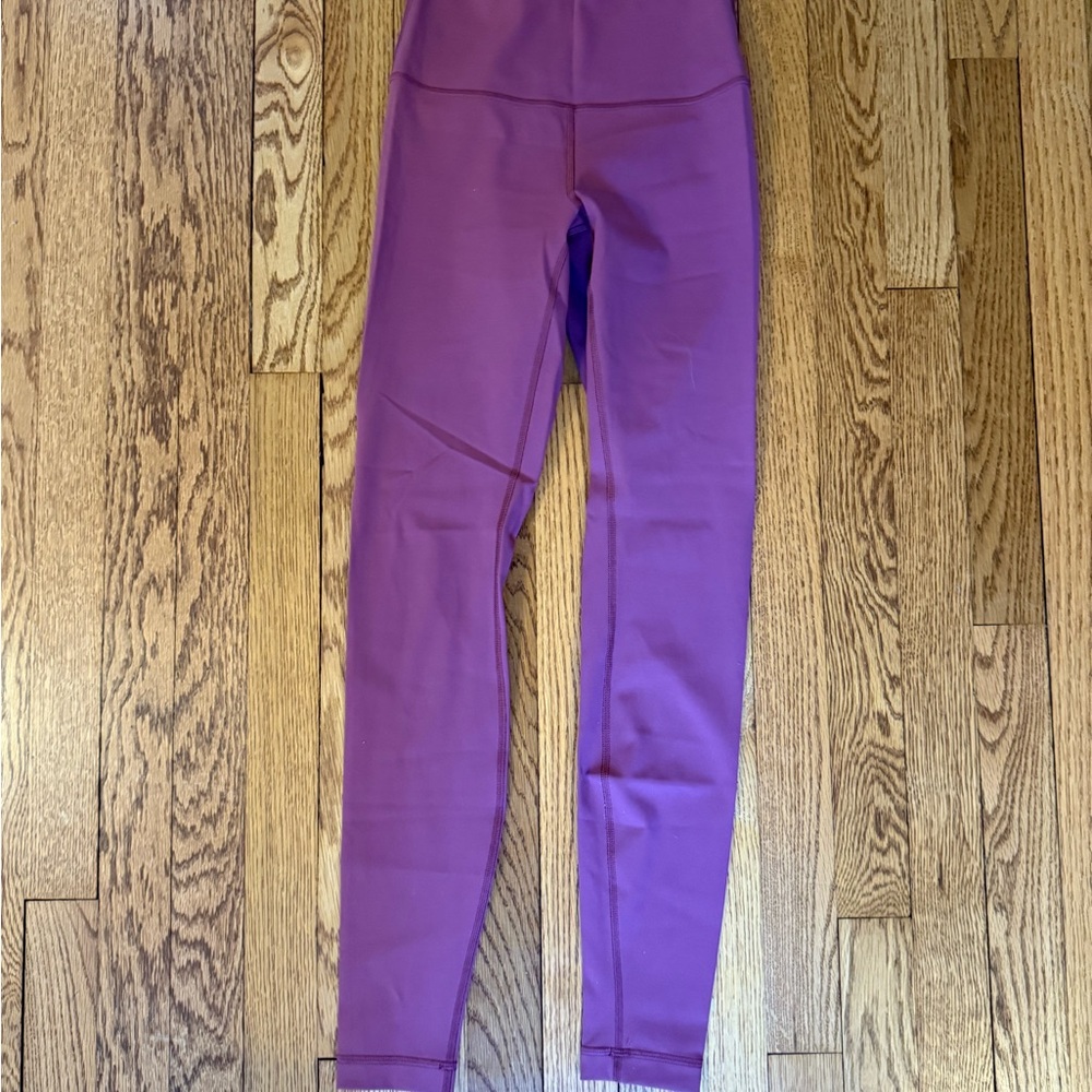 Lululemon Wunder Under High Rise Leggings 28” Misty Merlot